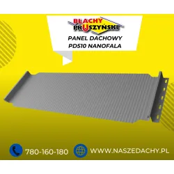 Panel dachowy Panel PD510 nano fala blacha na rąbek Połysk 0,7mm 30lat gwarancji