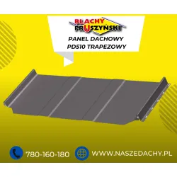 Panel dachowy PD510 T-S blacha na rąbek Połysk 30 lat gwarancji przetłocznenie