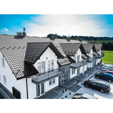 Blachodachówka German Simetric 30 w powłoce Pladur Relief IceCrystal firmy Blachotrapez