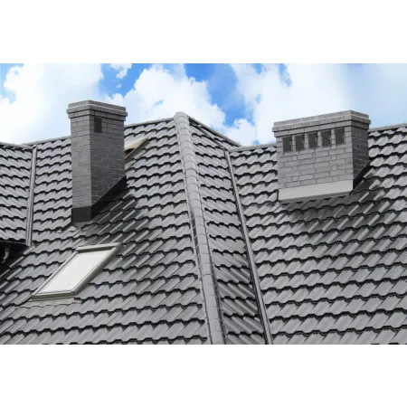 Blachodachówka Germania Simertic w powłoce Pladur Wrinkle Mat firmy Blachotrapez