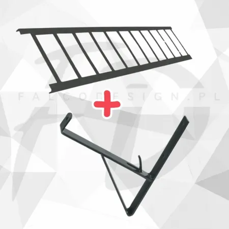 Płotek przeciwśniegowy STAL-SNOW 300cm do blachy trapezowej