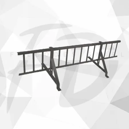 Drabinka przeciwśniegowa UNIVERSAL SNOW do blachodachówki Trend długość 360cm - ZESTAW