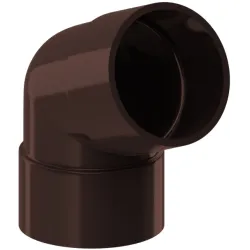Kolano PVC firmy KROP &#8960; 63 kolor ciemny brąz