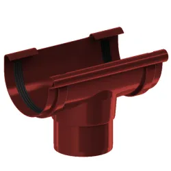Lej spustowy PVC firmy KROP 130/90 kolor czerwony
