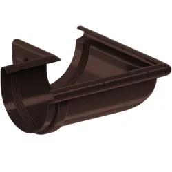 Narożnik zewnętrzny PVC firmy KROP 90°- 130 kolor ciemny brąz