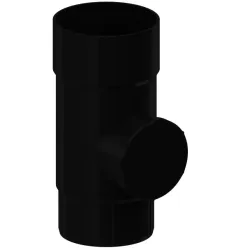 Trójnik PVC firmy KROP &#8960; 90 kolor czarny