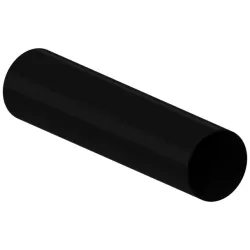 Rura spustowa PVC firmy KROP &#8960; 63 dł. 2m kolor czarny