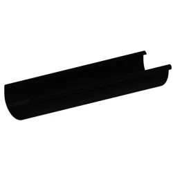 Rynna PVC firmy KROP &#8960; 100 dł. 2m kolor czarny