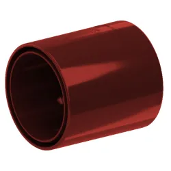 Złączka rury spustowej PVC firmy KROP &#8960; 90 kolor czerwony
