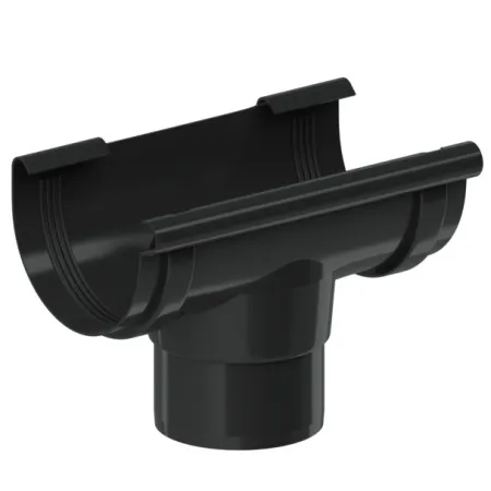 Lej spustowy PVC firmy KROP 100/90 kolor grafit