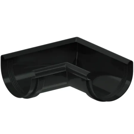 Narożnik wewnętrzny PVC firmy KROP 90°- 130 kolor grafit