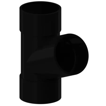 Trójnik PVC firmy KROP &#8960; 63 kolor czarny