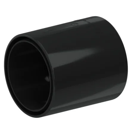 Złączka rury spustowej PVC firmy KROP &#8960; 90 kolor grafit