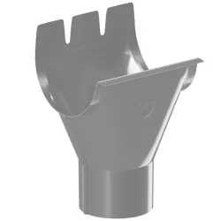 Lej spustowy stalowy 130/100 firmy KROP kolor antracyt metaliczny
