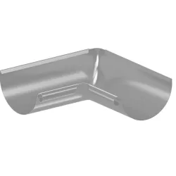 Narożnik wewnętrzny 90° stalowy &#8960; 125 firmy KROP kolor antracyt metaliczny