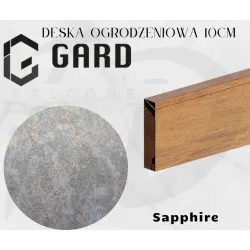 Deska ogrodzeniowa Modern o szerokości 10cm i długości do 300cm kolor sapphire firmy GARD