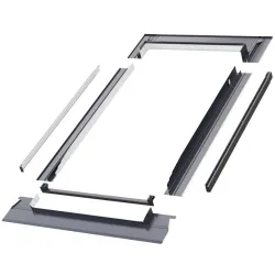 Kołnierz uszczelniający 114x118cm do pokryć płaskich ESV-T kolor czarny